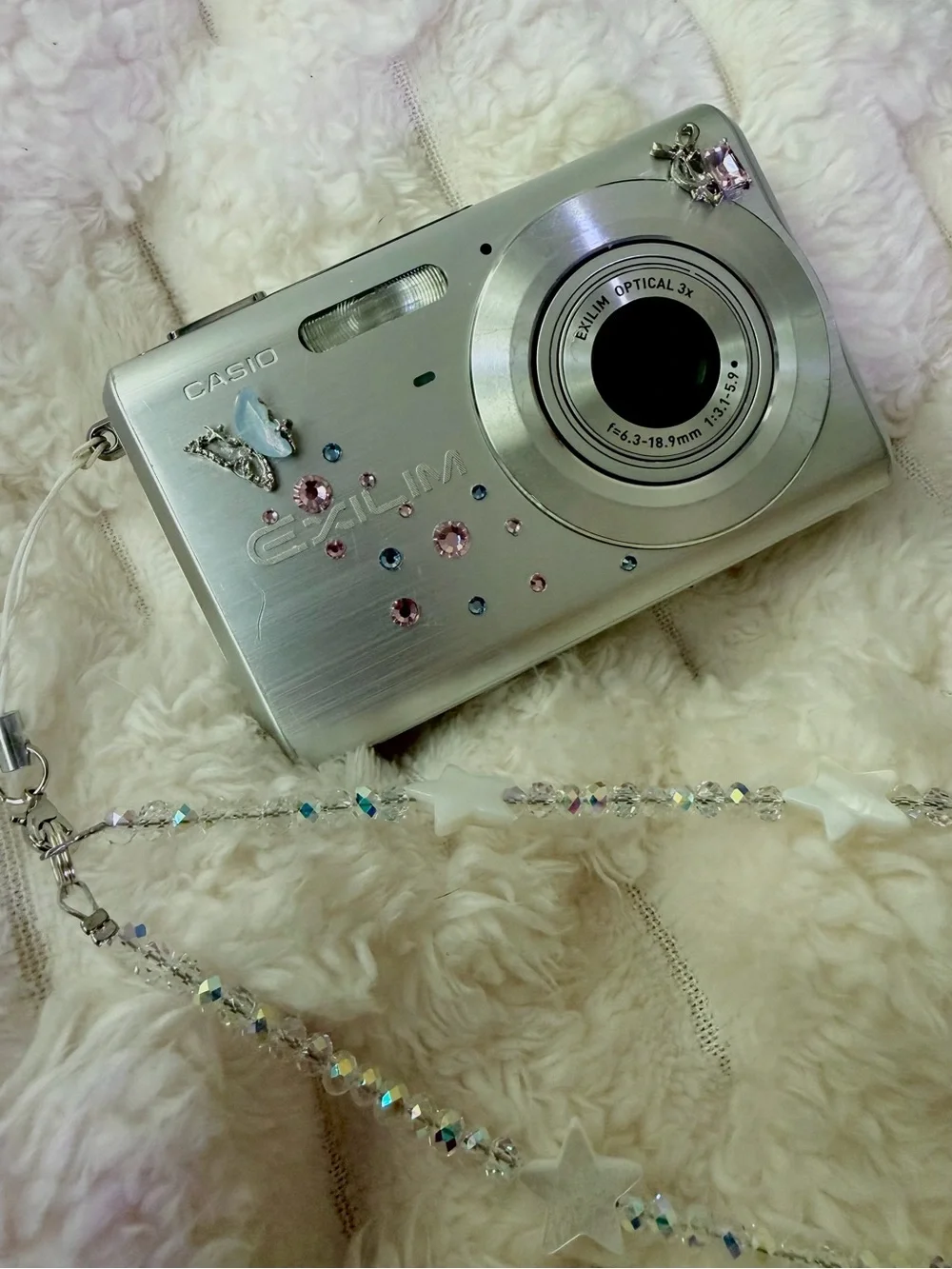 Y2K Angel Princess Digicam - Vintage Bedazzled Casio EXILIM